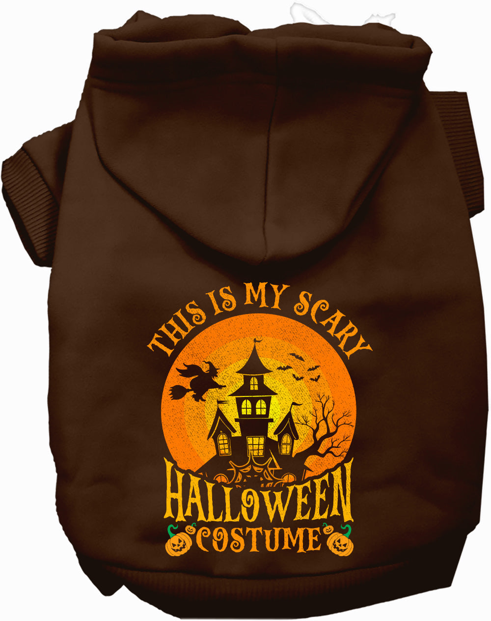 Scary Halloween Costume Pet Hoodie-4