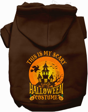 Scary Halloween Costume Pet Hoodie-4