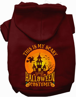 Scary Halloween Costume Pet Hoodie-9