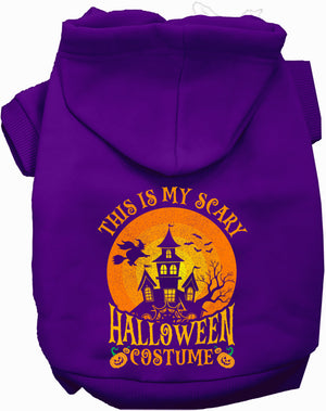 Scary Halloween Costume Pet Hoodie-5