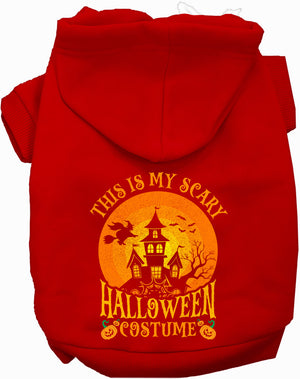 Scary Halloween Costume Pet Hoodie-6