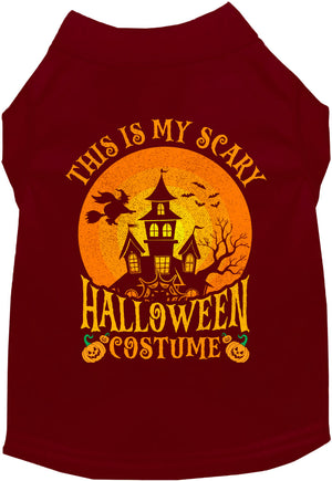 Scary Halloween Costume Pet Shirt-3