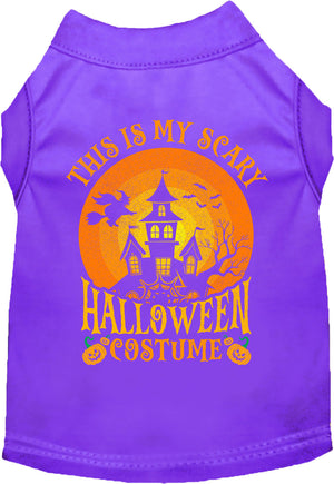 Scary Halloween Costume Pet Shirt-7