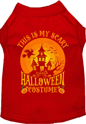 Scary Halloween Costume Pet Shirt-8