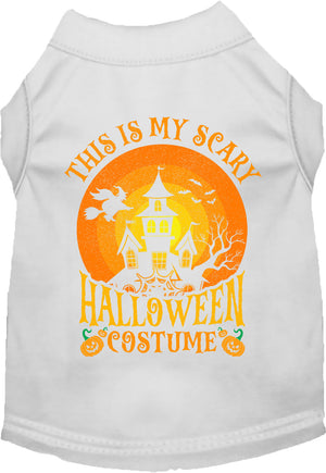 Scary Halloween Costume Pet Shirt-10