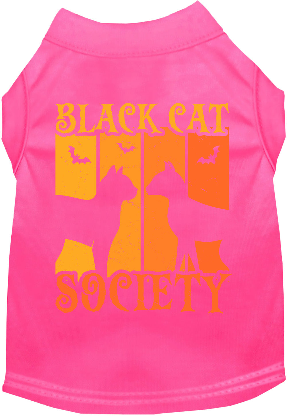 Black Cat Society Pet Shirt-4