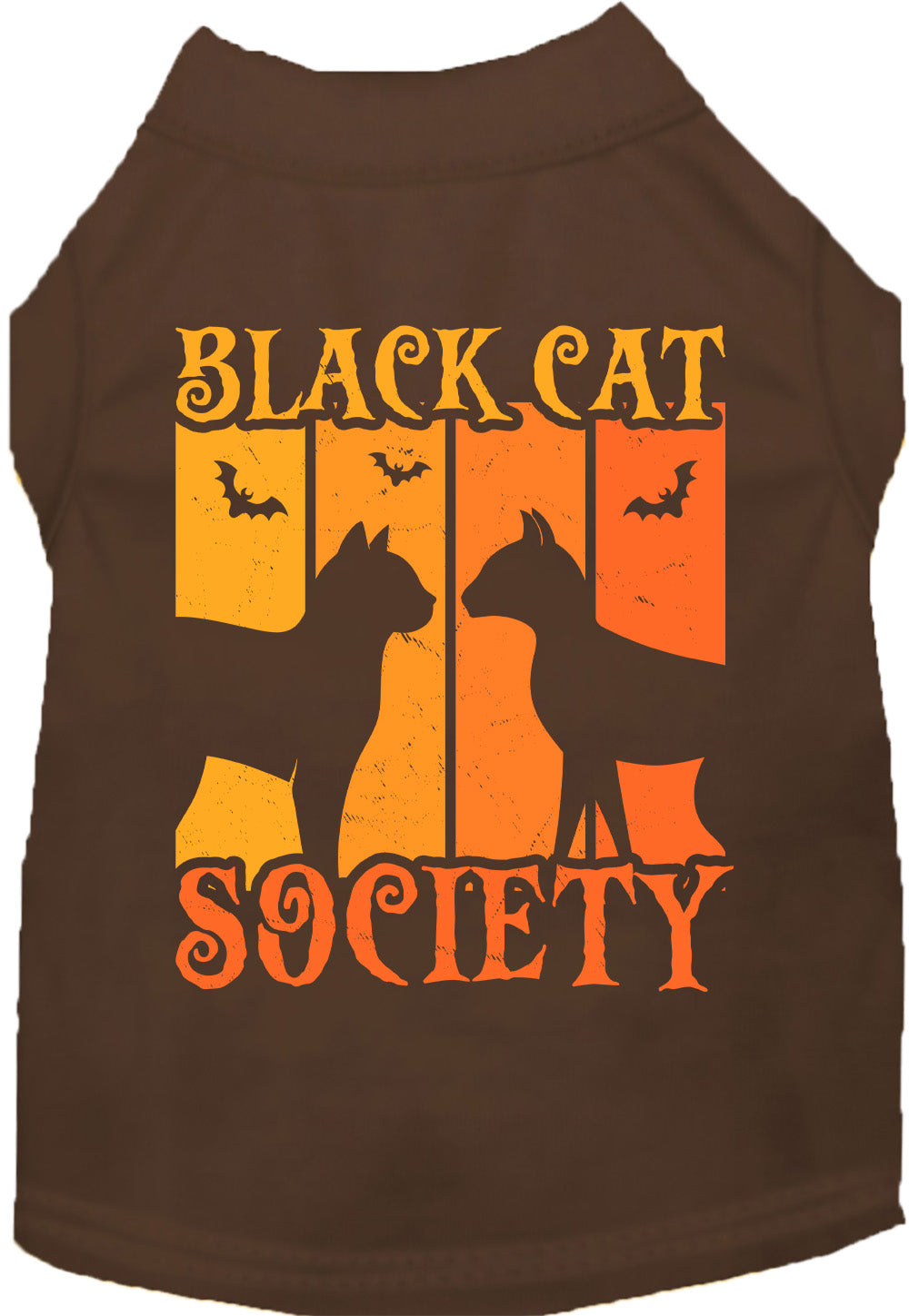 Black Cat Society Pet Shirt-0