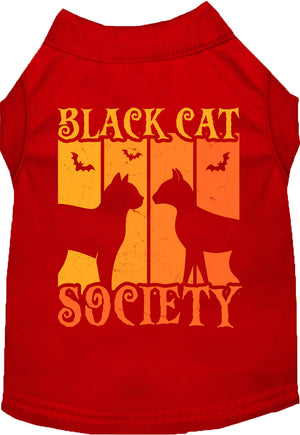 Black Cat Society Pet Shirt-7