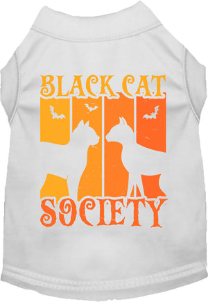 Black Cat Society Pet Shirt-10