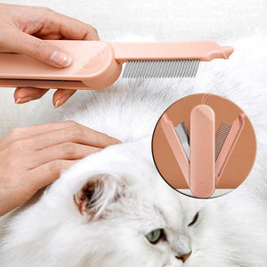 The Ultimate Pet Grooming Companion: 2-In-1 Hair Removal And Detangling Wonder Comb-0