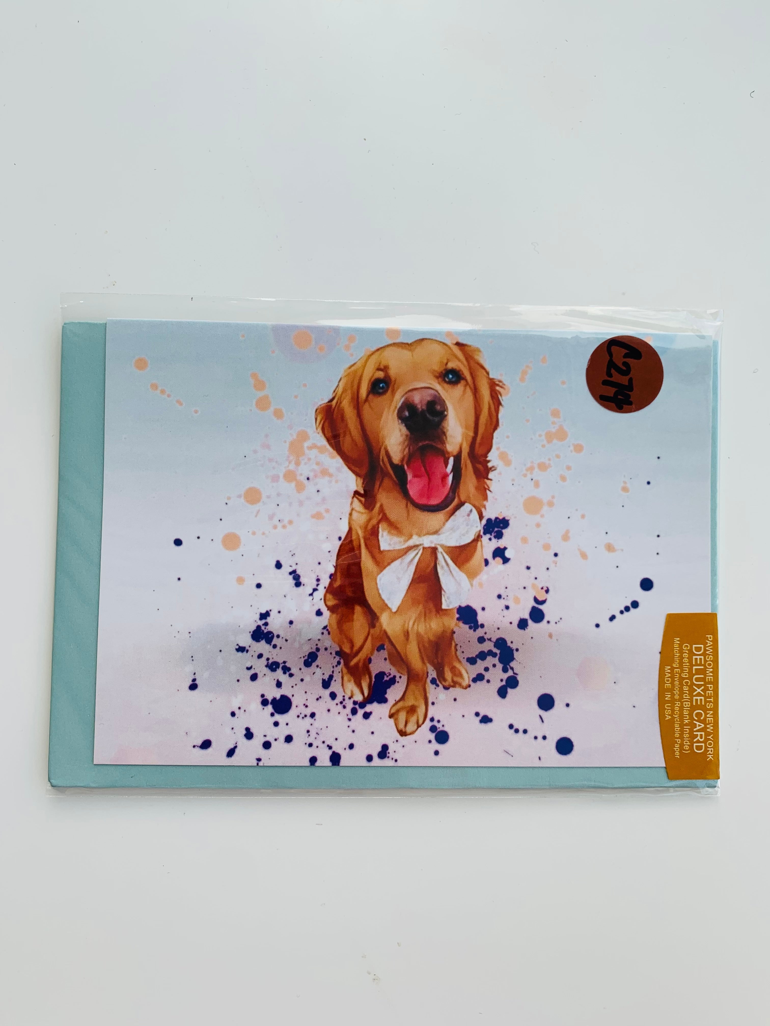 PETS GREETING CARD - #185-0