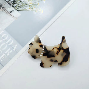 PAWSOME PETS NEW YORK Hand-painted Dog Hair Clip #2 | Eco-Friendly-0