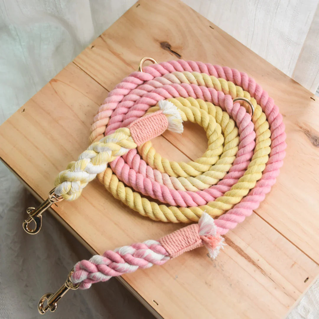 HANDS FREE DOG ROPE LEASH - OH MY MARSHMALLOW-0