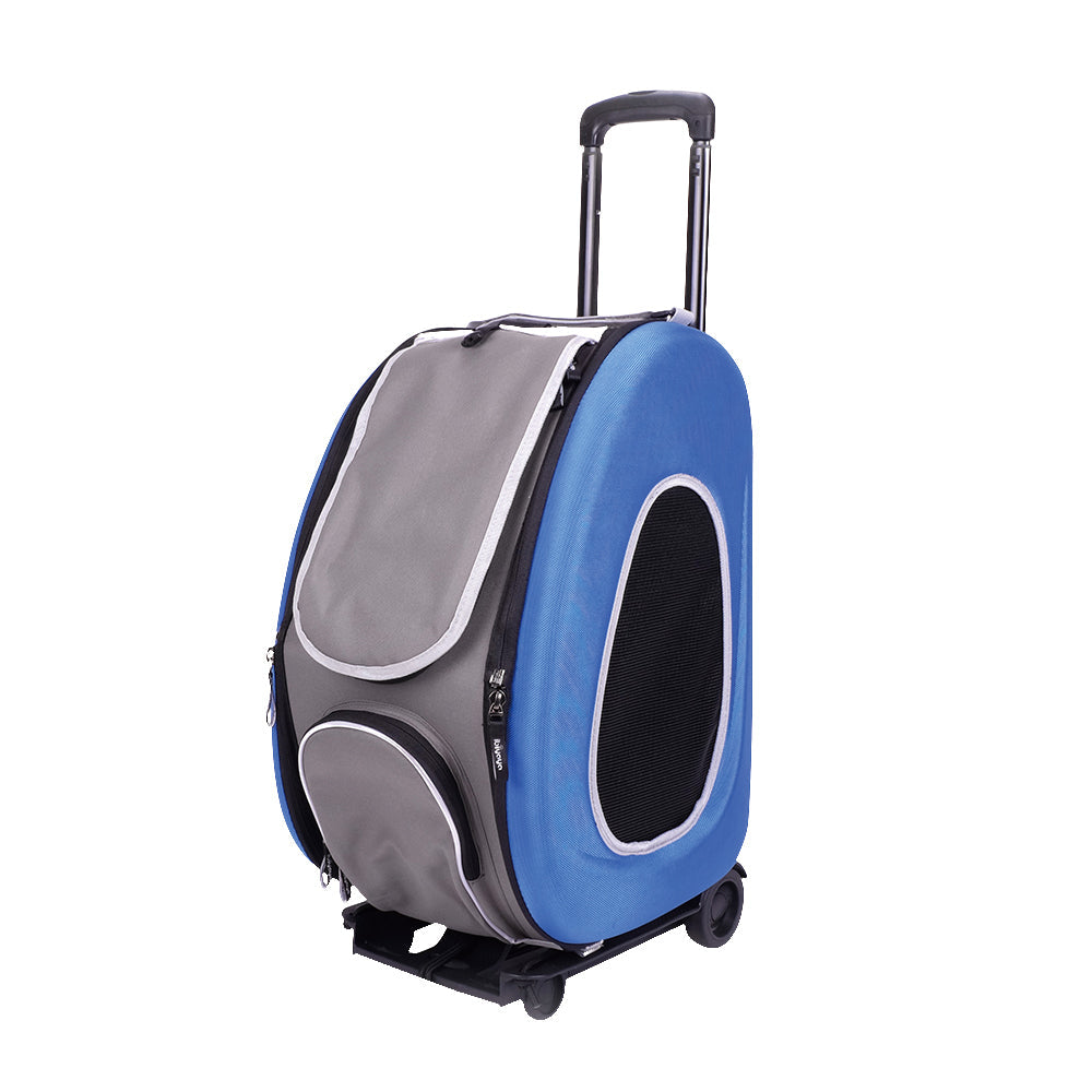 Eva Pet Wheeled Multifunctional Carrier - Blue-0