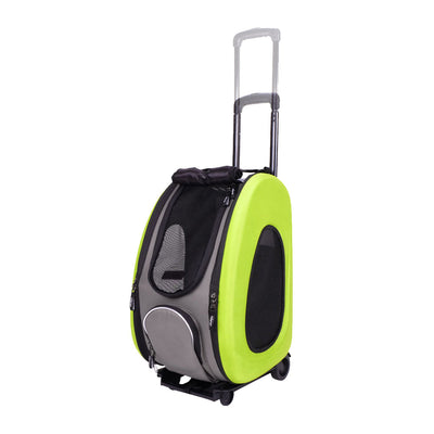 Eva Pet Wheeled Multifunctional Carrier - Lime-0