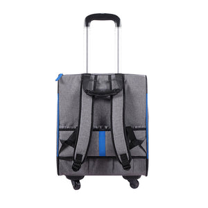 Liso Backpack Parallel Transport Pet Trolley – Slate/Sapphire-2