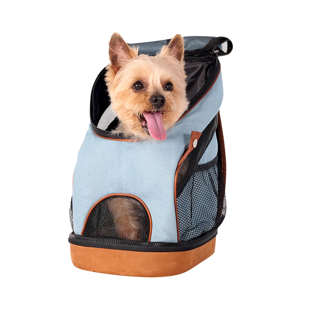 Denim Fun Lightweight Pet Backpack-6