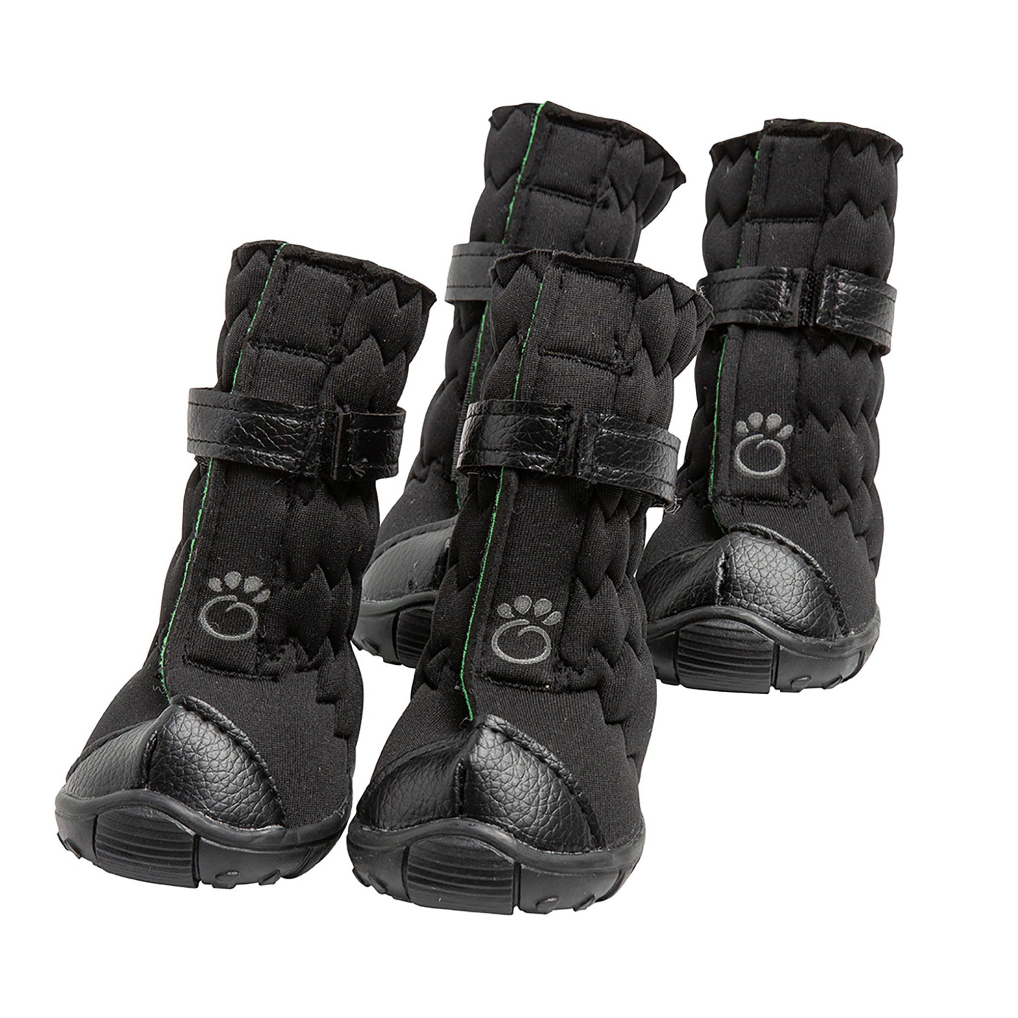 Elasto-Fit Dog Boots - Black-0