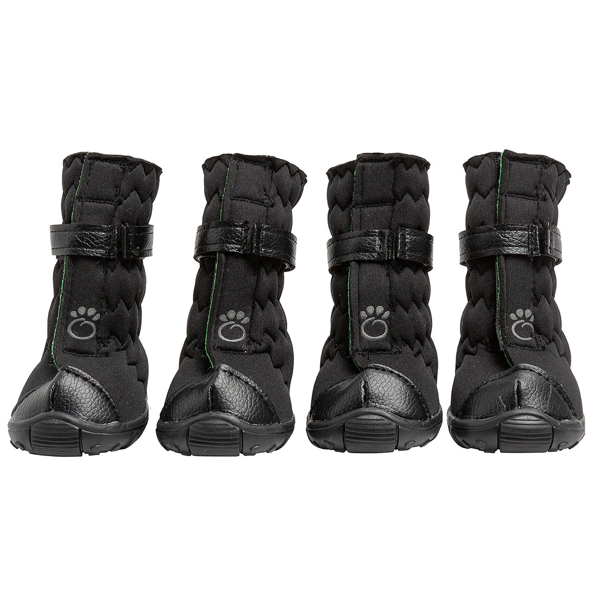 Elasto-Fit Dog Boots - Black-2