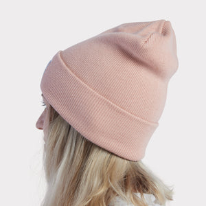 Human Logo Beanie - Pink-1