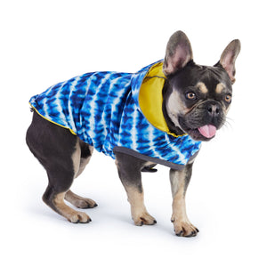 Reversible Elasto-Fit Raincoat - Yellow/Blue-3