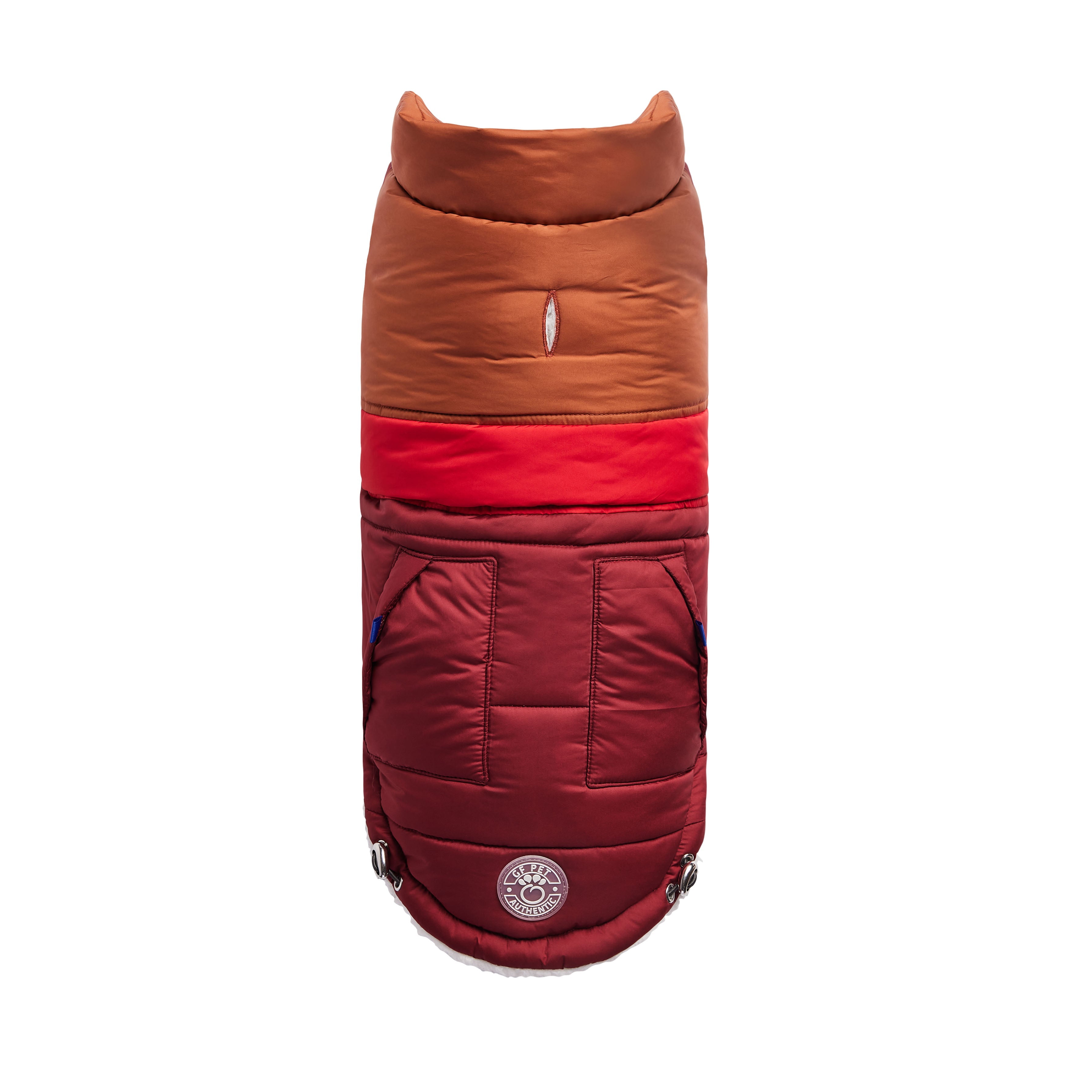 Retro Puffer - Dark Red-0