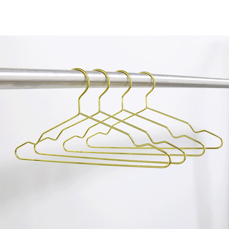 Pet Clothing Hangers - Gold (10pk) 2 Sizes-0