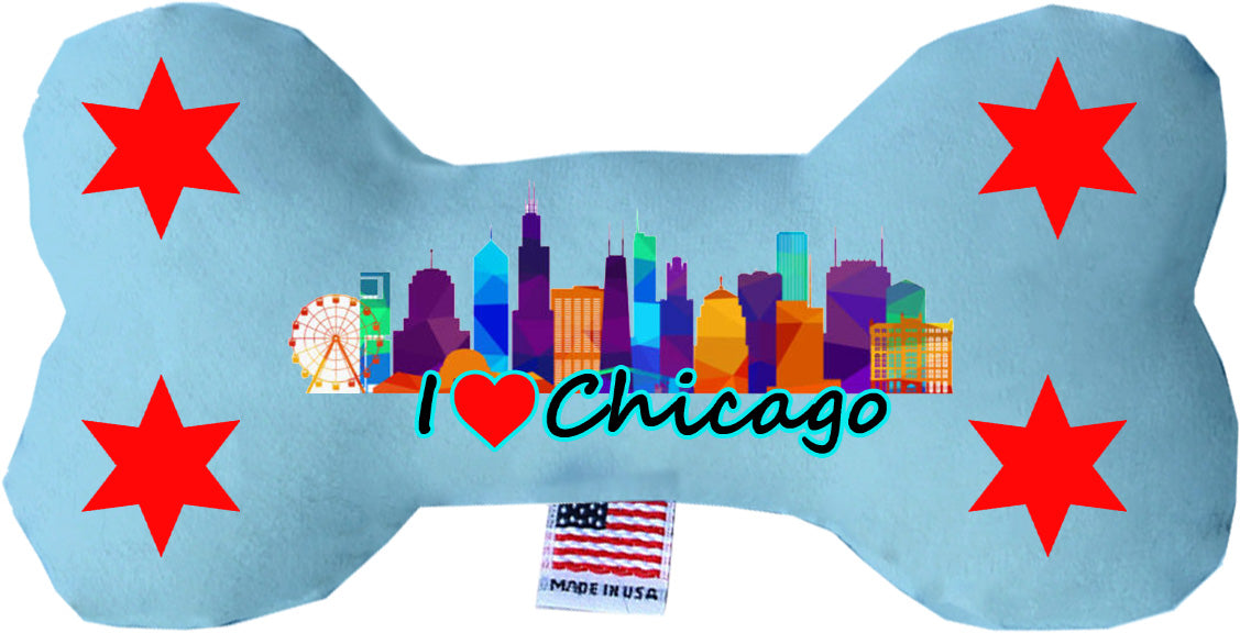 Chicago Plush Dog Bone Toys-1