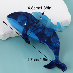 PAWSOME PETS NEW YORK Hand-painted OCEAN Claw Hair Clip #10 | Eco-Friendly-2