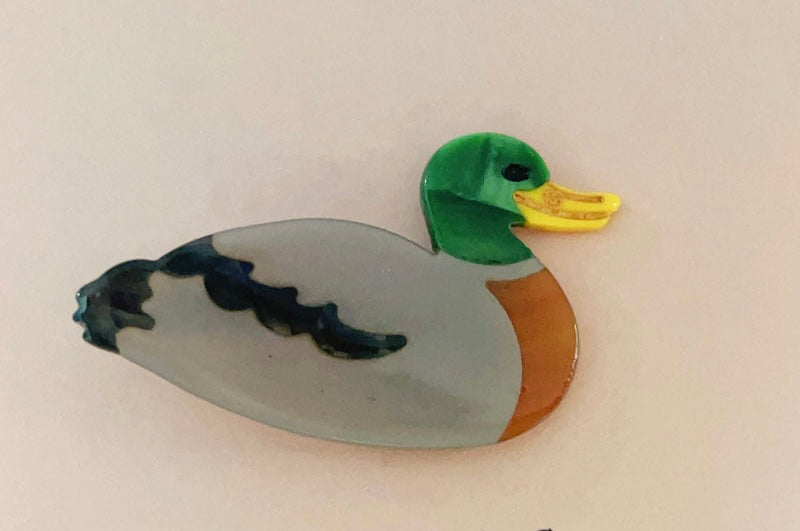 PAWSOME PETS NEW YORK Hand-painted BIRDS COLLECTION Hair Clip #11 | Eco-Friendly-0