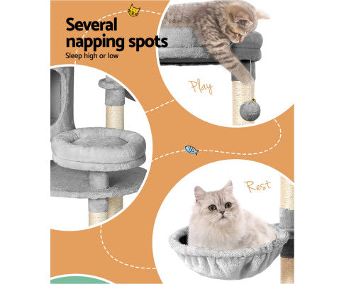 Cara Cat Tree Tower - 123cm-2