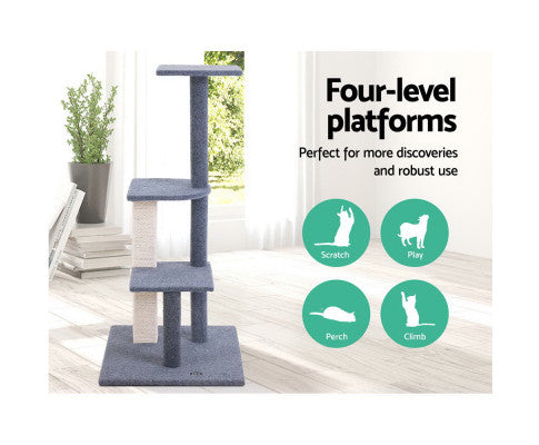 Cat Tree 124cm Trees Scratching Post-2