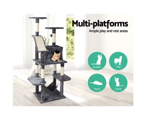 Cat Tree 171cm Scratching Post Tower-2