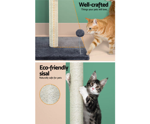 Simple Pet Cat Tree Scratching Post 105cm-4