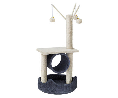 Pet Cat Hanging Toy Tree Scratcher 53cm-0