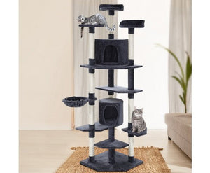 Pet Cat Tree Tower Condo House 203cm-6