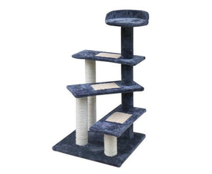 Multi Level Cat Scratching Tree - Grey-0