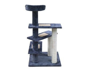 Multi Level Cat Scratching Tree - Grey-2