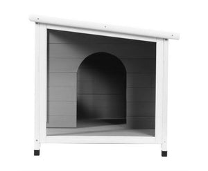 Large Indoor Outdoor Dog Kennel House - Grey-1