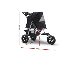 Foldable Large Pet Stroller & Carrier-1