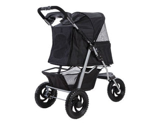 Foldable Large Pet Stroller & Carrier-2