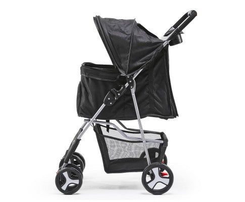 Pet Stroller Foldable Pram 4 Wheels-2