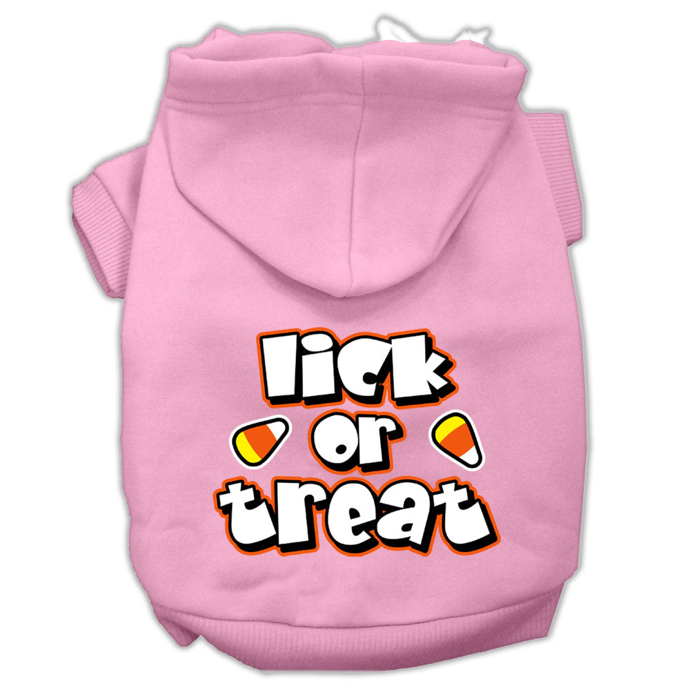 Halloween Pet, Dog & Cat Hoodie Screen Printed, "Lick or Treat"-7