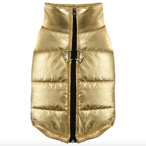 Gloss Dog Vest in Goldie-0