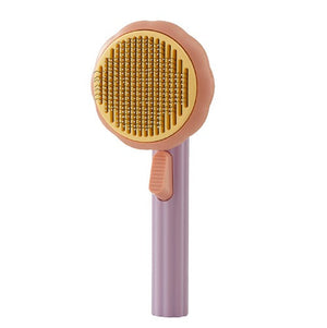 Deshedding Pet Brush in Purple-0