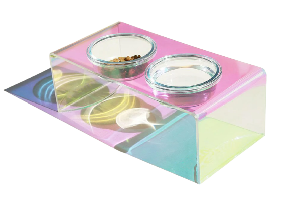 The Holographic Aurora Elevated Pet Feeding Table (PREORDER)-0