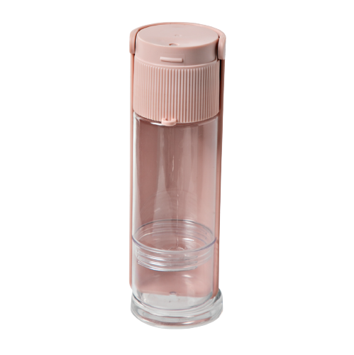 Ribbed Portable Pet Bottle in White-4