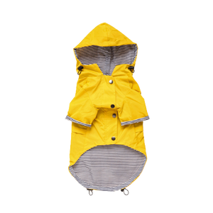 Happy Days Doggy Raincoat in Yellow-0