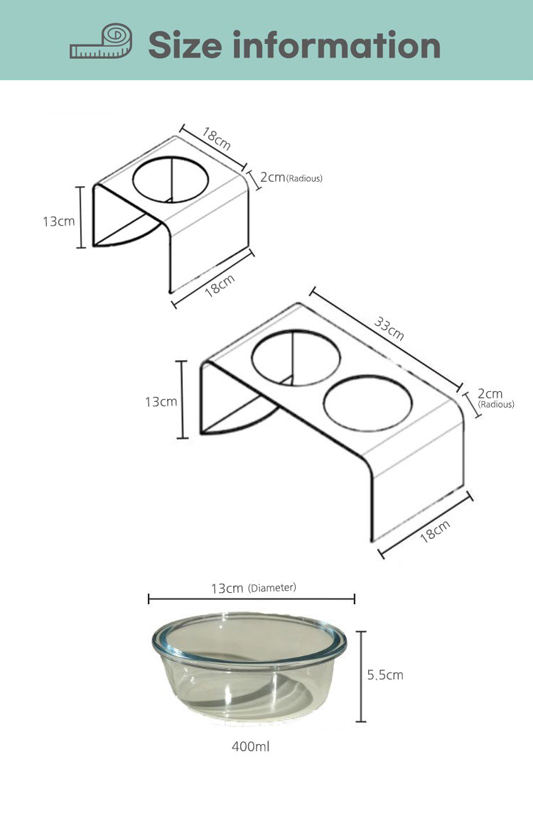 The Holographic Aurora Elevated Pet Feeding Table (PREORDER)-5