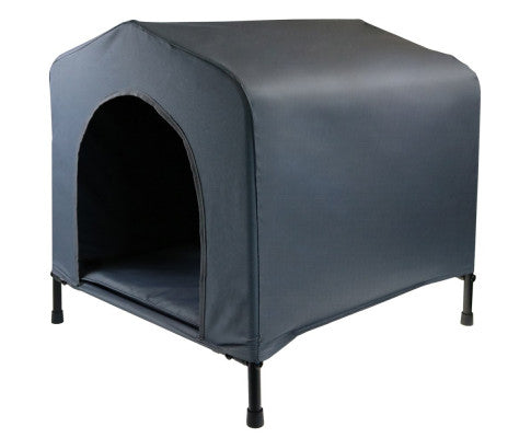 Portable Flea and Mite Resistant Dog Kennel House W Cushion-0